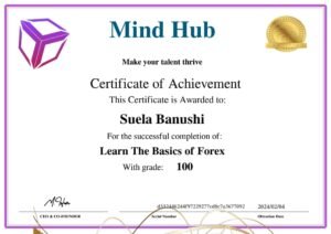 Certificate - Learn The Basics of Forex